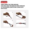 Lekarf Adjustable Bungee Cords, 4PC Pack Include 2x24 inch, 2x48