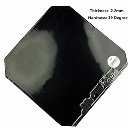 BestParts DHS NEO Hurricane 3 Table Tennis Rubber Sheet Ping Pong Pips-in Rubber, Hardness 39 Degree/Thickness 2.2mm,Black