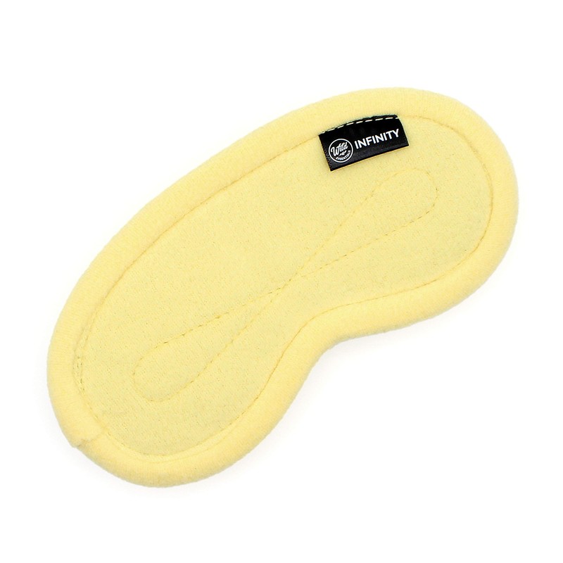 Wild Essentials Infinity Fleece Luxury Sleep Mask - Mellow Yellow