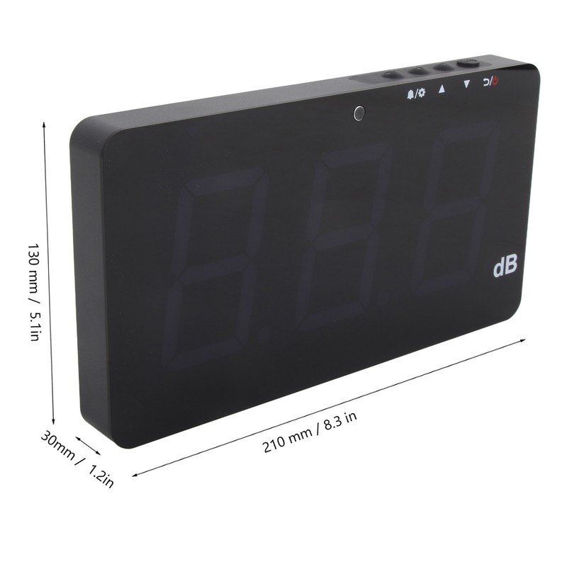 SW‑525A Wall Mounted LCD Display Digital Sound Level Meter USB