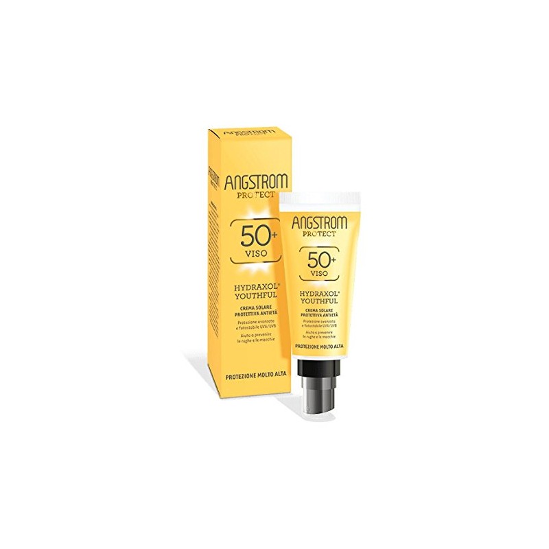 Angstrom Protect Crema Solare Viso SPF 50+, Azione Idratante ed
