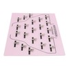Wig Extension Holder Board Acrylic 22 Stainless Steel Clips Hair
