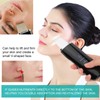 Face Skin Scrubber USB Rechargeable Peeling Machine Ultrasonic Exfoliating SkinCare(Black