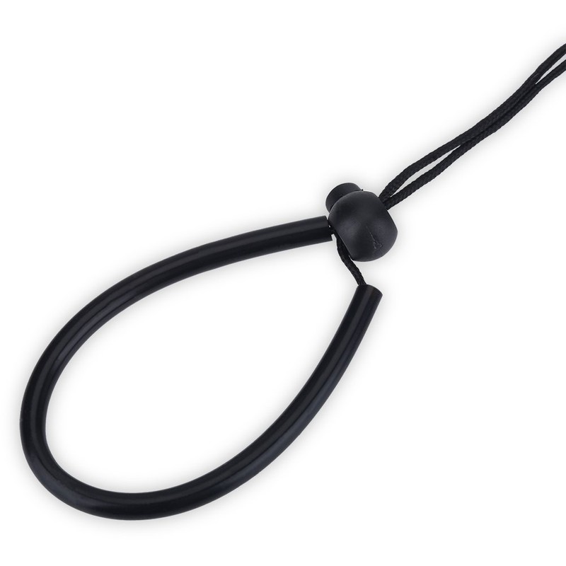 Aluminium reef rod diving stick with hand strap (black), black