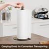 Oil-Rubbed Bronze Paper Towel Holder - Free-Standing Kitchen Roll Holder,