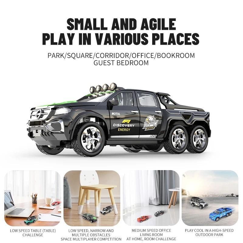 Hotfree 1/64 Mini RC Drift Car, High Speed Alloy Off-Road