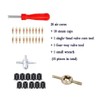 Schrader Valve Core Service Kit for Tire Maintenance – 33-Piece