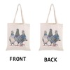 Three Pigeons Tote Bag Bird Watcher Tote Bag Bird Watching