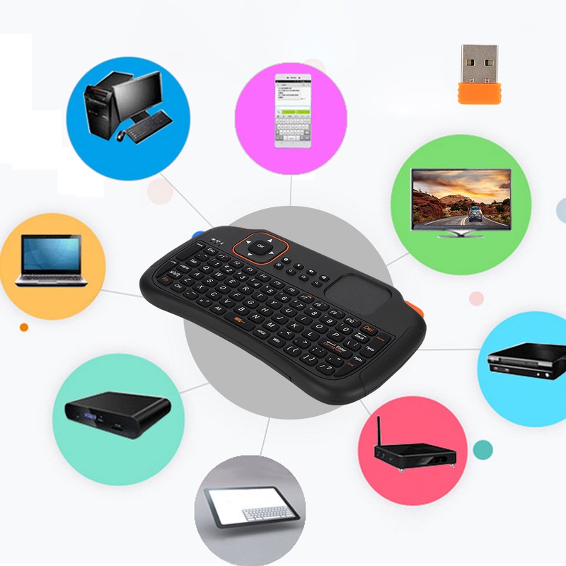 2.4G Wireless Keypad for Android Remote Control 83-Key USB Mini