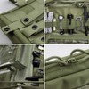 WYNEX Tactical Molle Admin Pouch, Upgrade Material Semi-Hidden Zipper &