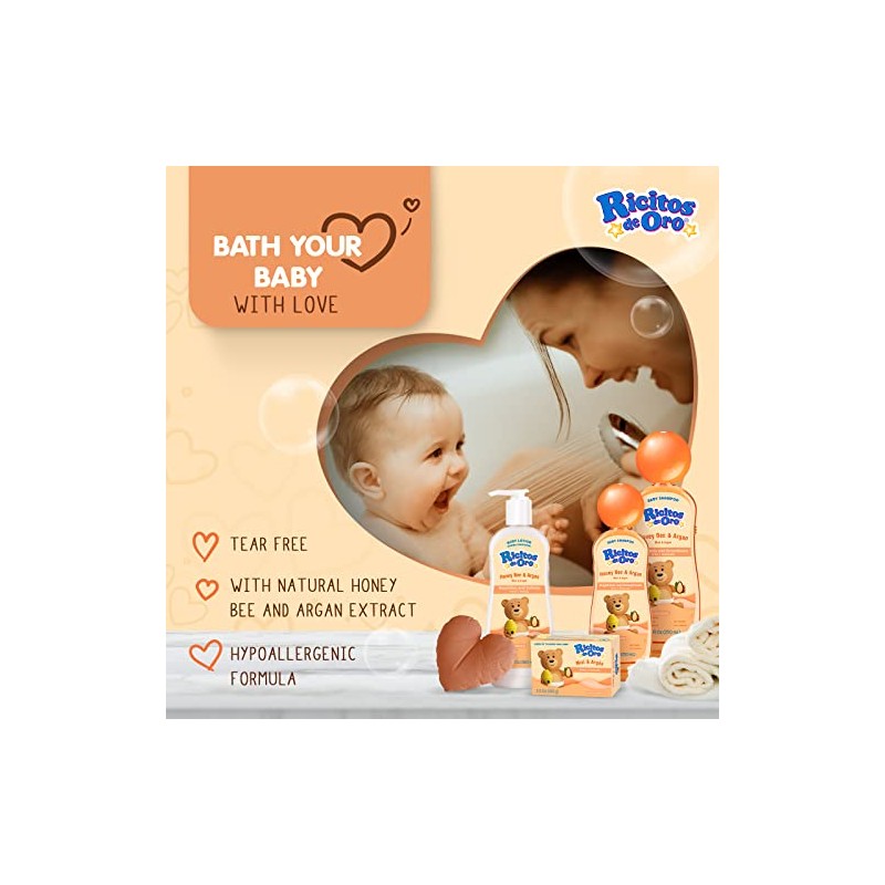 Ricitos de Oro Baby Shampoo Cleansing Shampoo with Natural Extract