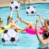 Roontin Inflatable Football, 3 Pack with Pump, for Kids and