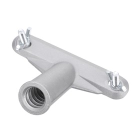 jojofuny - Soporte de mango de escoba con adaptador de mango de escoba y soportes de montaje de mango, adaptador de mango de poste, soporte de cabeza de escoba de conexión, 12.00 x 7.80 x 3.00 cm