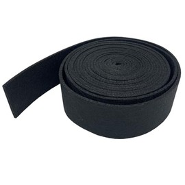 aufodara Felt Roll 5 cm x 500 cm Felt Tape Felt Fabric 3 mm Thick Polyester Felt for DIY Storage Bag Felt Underlay Patchwork Sewing Crafts Decoration (Black)