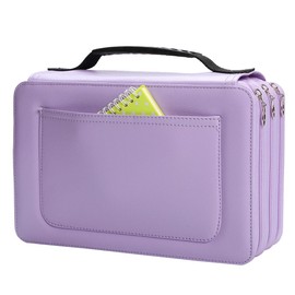 Lbxgap 102 Slots Large Capacity Marker Case Lipstick Organizer with Handy Wrap Portable Multilayer Holder for Marker, Touch Spectrum Noir Paint Sharpie Marker