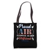 Proud Air National Guard Girlfriend Air Force Veterans Day Tote