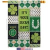Breeze Decor St Patrick Patricks Lucky Day Garden House Flags