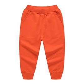 HAXICO Unisex Kids Solid Cotton Elastic Waist Winter Pants Toddler Baby Bottoms Active Sweatpants