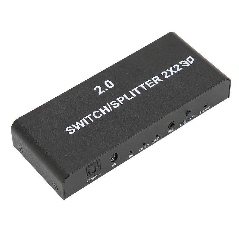 2x2 HD Multimedia Interface Splitter 4K 60Hz 2 In 2