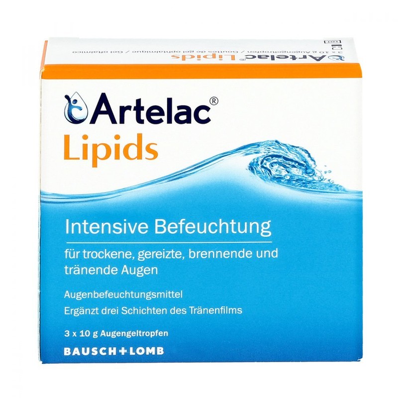 ARTELAC Lipids MD Augengel 3X10 g