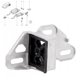 Engine Mount Silent Block Rubber Exhaust Compatible with Renault Kangoo I Clio II Symbol Thalia OEM 7700424339 70618 T404125