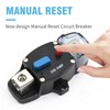 DUZFOREI 250Amp 12-48V DC 250A Circuit Breaker Inverter with Manual