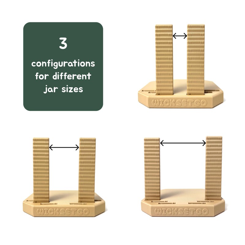 Sticker Label Application Installation Tool for Jars, Containers, Bottles, Adjustable