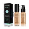 2-in-1 Foundation and Concealer Long Wear Natural Matte Finish Lightweight