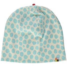 loud + proud Girls' Print Organic Cotton GOTS Certified Hat, Cloud Cl