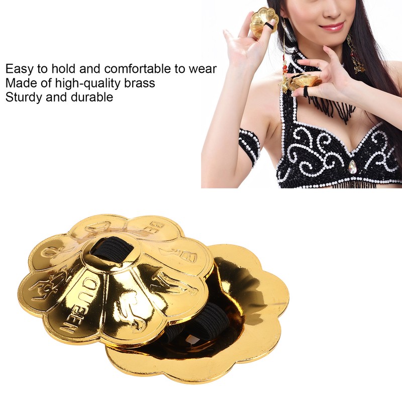 Finger Cymbals Durable Easily Hold Comfortable Wear Great Sound Dance