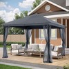 ABCCANOPY Outdoor Patio Gazebo 9x9 - Single Roof Canopy with