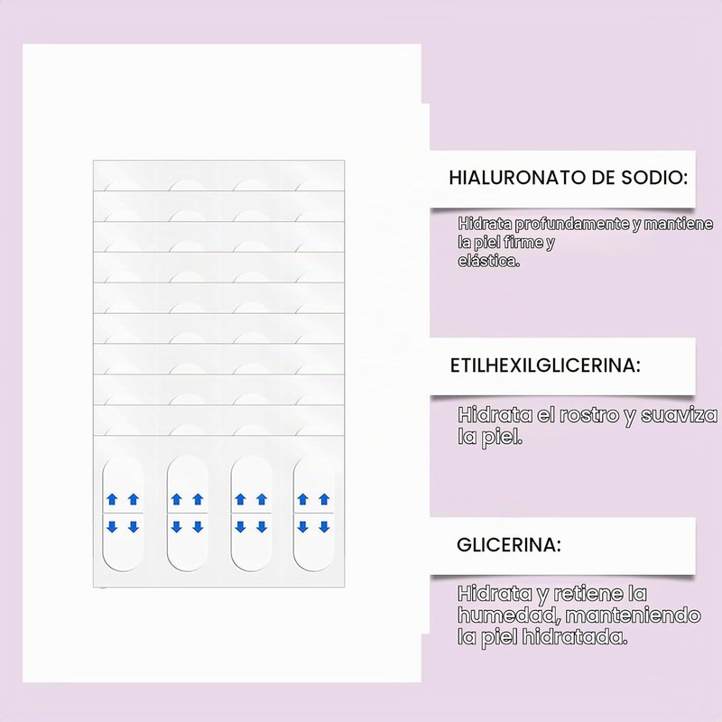 Bluemega Cinta Lifting Invisible para Rostro en V- Elevación Natural