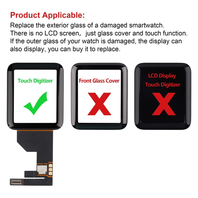 SWARK New Touch Screen Panel Digitizer Replacement Repair Kit incl