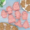 Kit 8 Pzs Cortadores De Galletas Navidad Moldes Repostería