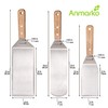 Stainless Steel Metal Spatula Set - Teppaniyaki Spatulas - Griddle