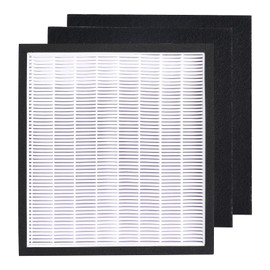 HEPA Filter Kit - 1 HEPA Filters & 2 Carbon Pre-Filters Replacement for Oreck WK01234QPC Air Purifier Filter, oreck air 94 filter, Airvantage WK10002QPC WK10052QPC