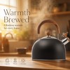 2.64 Quart Whistling Tea Kettle, Stove Top Stainless Steel Tea
