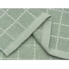 VeraSong Terry Dish Rags Cloths, Green Kitchen Dish Towels,12”x 12”,6
