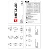 Metzler - Push Button 19mm - IP67 IK10 - Stainless
