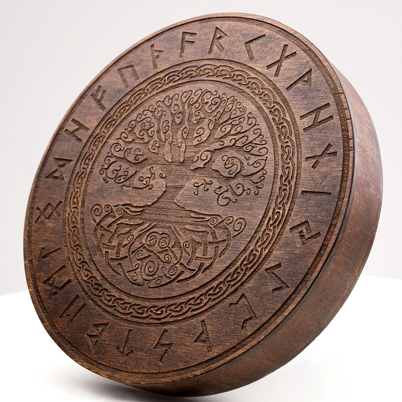 Rain Disk for relax and healing, soft sound of water,