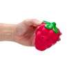 Petface Foodie Faces Latex Raspberry Dog Toy with Built-In-Squeaker, Small
