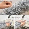 Microfiber Duster with Extension Pole with Bendable Head Extendable Duster
