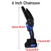6 Inch Mini Chainsaw Cordless, Electric Chainsaw with Brushless Motor,