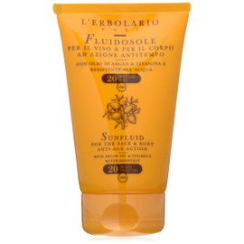 L'Erbolario Sun Fluid Anti-Ageing for Face and Body SPF20 125 ml