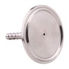 DERNORD 1.5" Tri Clamp to 0.5" Hose Barbed Adapter SUS304