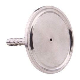 DERNORD 1.5" Tri Clamp to 0.5" Hose Barbed Adapter SUS304 Sanitary Hose Pipe Fitting (1/2 Inch Barb Hose)
