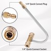 FIXFANS Pressure Washer Gutter Cleaner Attachment, 4000 PSI, Gutter Cleaning