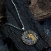 GuoShuang wolf necklace for men Gift Wolf Pedant necklace stainless