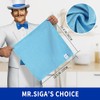 MR.SIGA Paños Microfibra Multiusos, Paquete de 15 | Paños microfibra