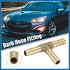 A ABSOPRO 5pcs 1/4" 6mm Hose ID Brass Barb Hose